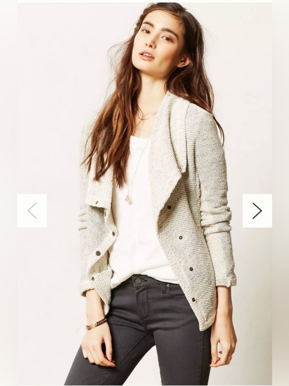 Anthropologie Saturday Sunday Draped Moto Jacket - XS ptp 18”